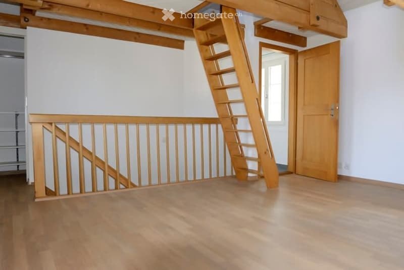 Wohnen OG - Treppe zur Galerie