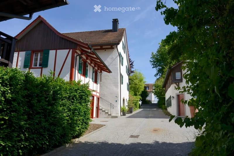 Häusergruppe am Bäckerrain - Sackgasse - kein Durchgangsverkehr