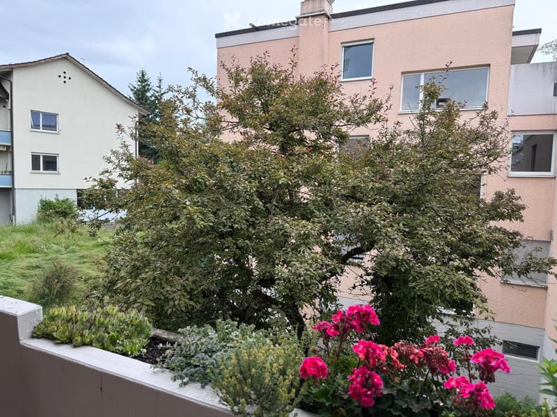 Aussicht Balkon Hof