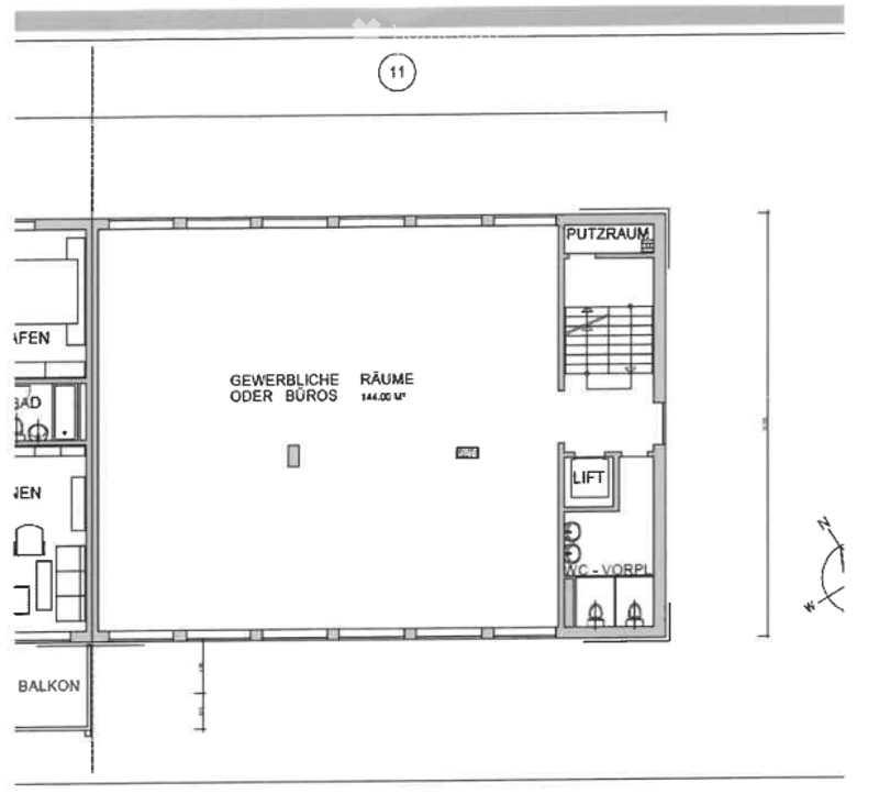 Living room, kitchen, bedroom, storage room, WC, terrace