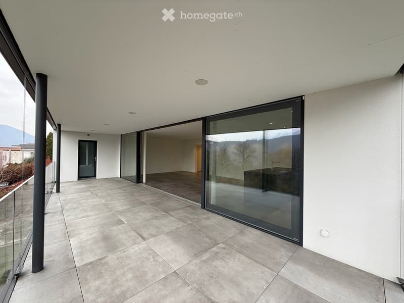 Appartamento moderno di 3.5 locali con grande terrazzo e giardino - in Collina d'oro (6)