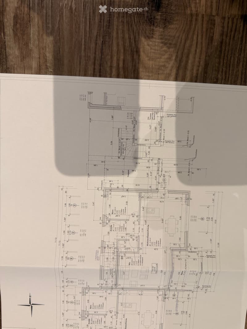 Floor plan of a multi-room residential space, including living room, kitchen, bedrooms, bathrooms, and entrance area.