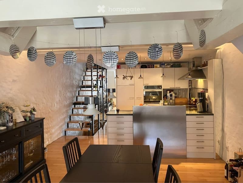 {"type": "Furnished Room", "objects": ["dining table", "chair", "refrigerator", "oven", "cabinet", "stool", "cupboard", "stool", "stool", "stool", "stool", "stool", "stool", "stool", "stool", "stool", "stool", "stool", "stool", "stool", "stool", "stool",