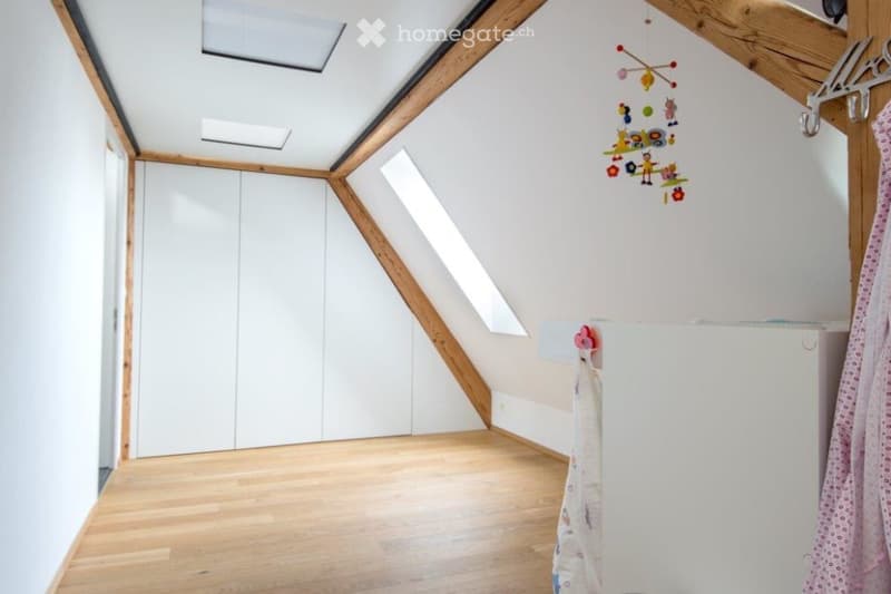 Individuelle Dachwohnung in saniertem Vorstadthaus (8)