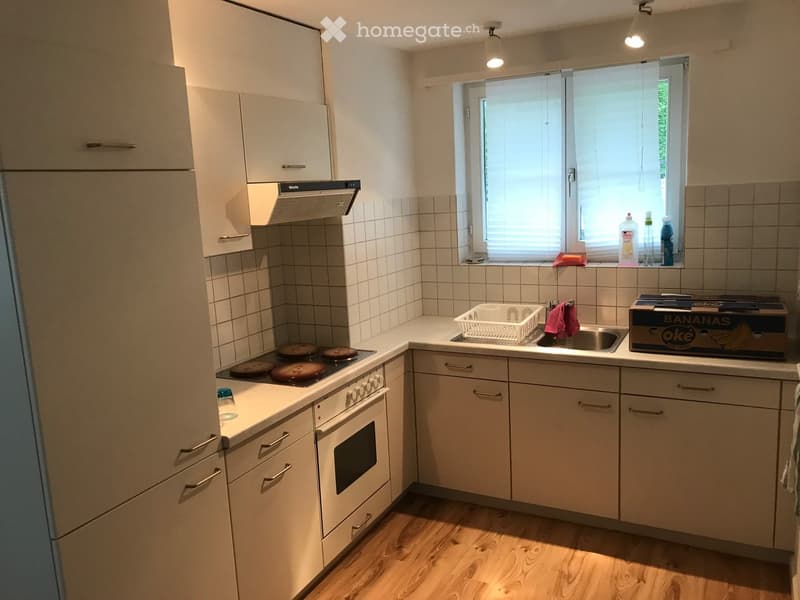 Schöne und grosse 2.5 Zi.-Einliegerwohnung: Küche, Bad, Sitzplatz, Waschmaschine/Tumbler (5)