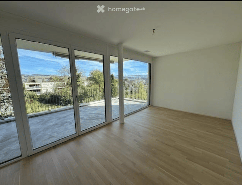 Exklusive 3.5 Zimmer Attikawohnung mit 85 m² Terrasse und zwei Badezimmern in Boniswil (1)