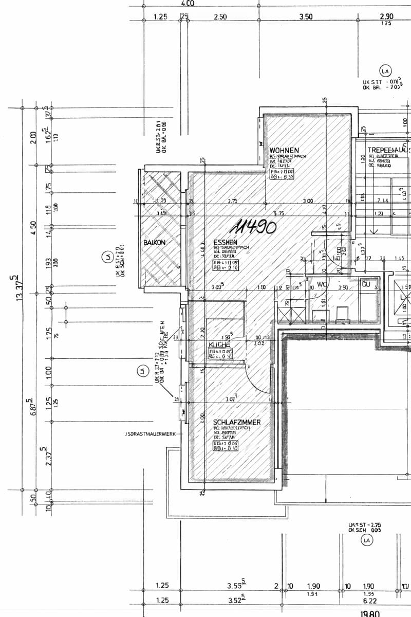 Living room, kitchen, 2 bedrooms, 2 bathrooms, balcony