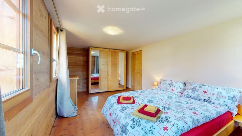 Charmant appartement de 3.5 pièces avec vue sur les montagnes à Unterbäch (8)