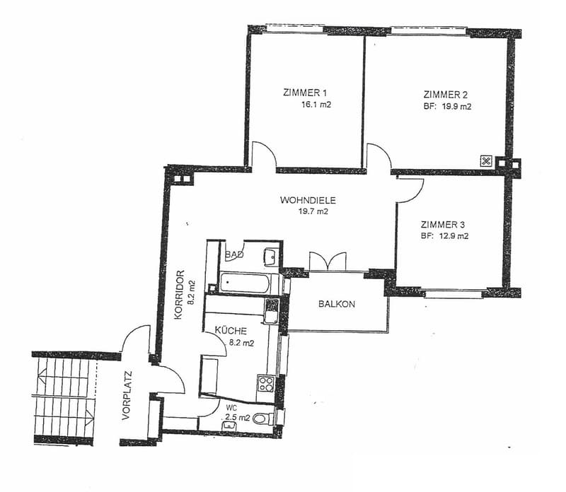 3.5-Zimmerwohnung im Herzen von Wollishofen (14)