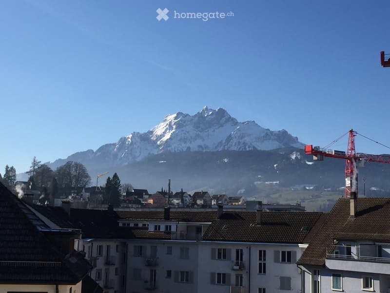 Moderne 2.5-Zimmer-Dachwohnung mit Bergblick an der Brünigstrasse in Luzern (9)