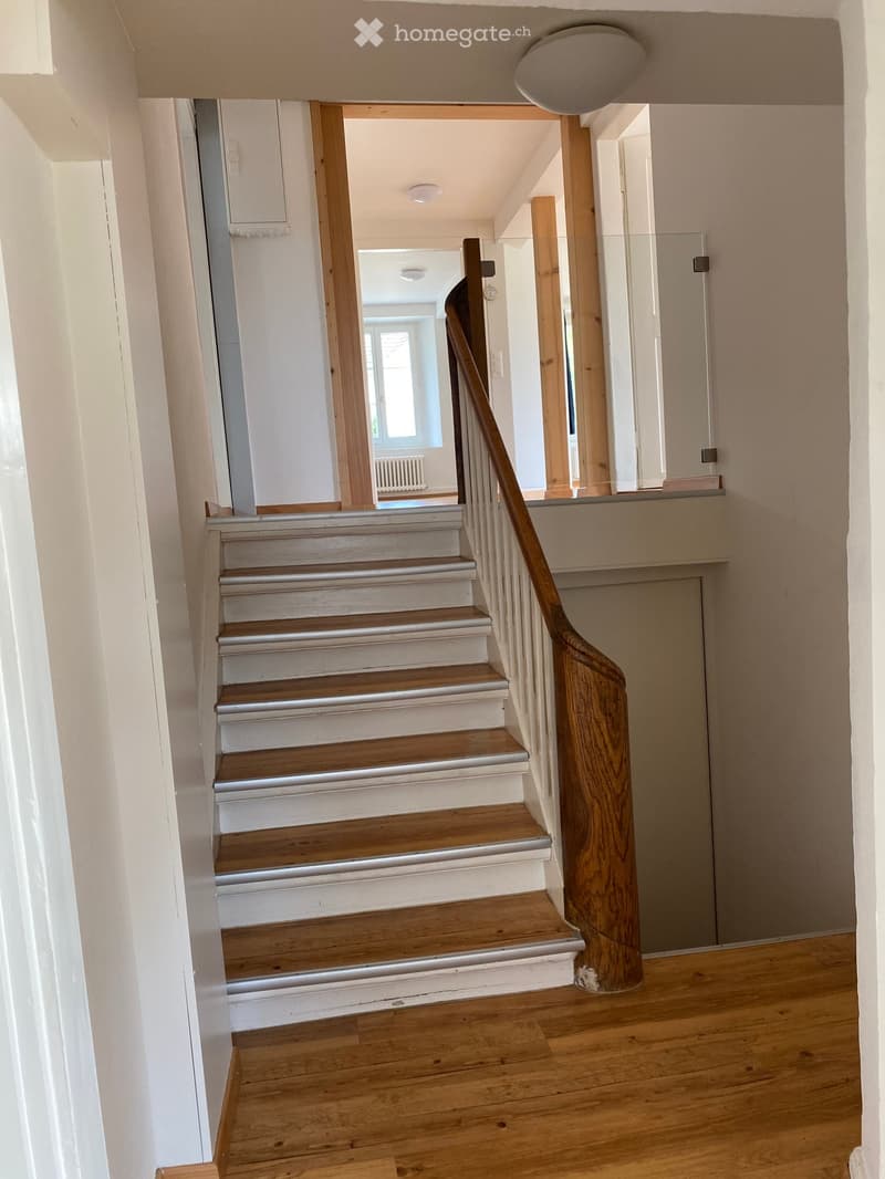 4.5 Zimmer Wohnung im Altbau mit Charm, Terrasse und Halbstöcken. (7)