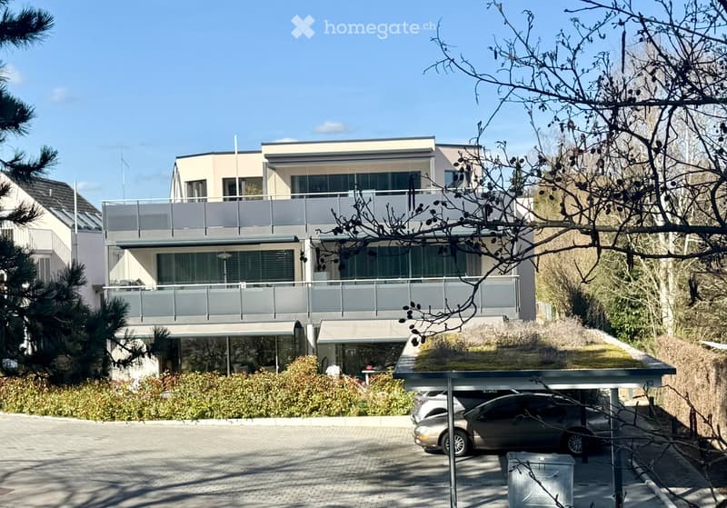 Modern house, 3 stories, balcony, parking place