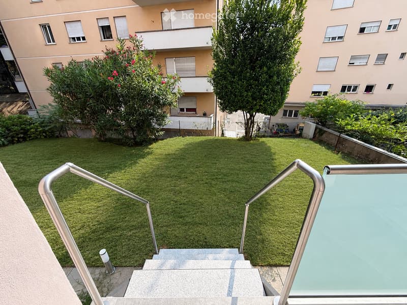 3.5 locali con giardino privato di 100 m² — Massagno, prima locazione (6)