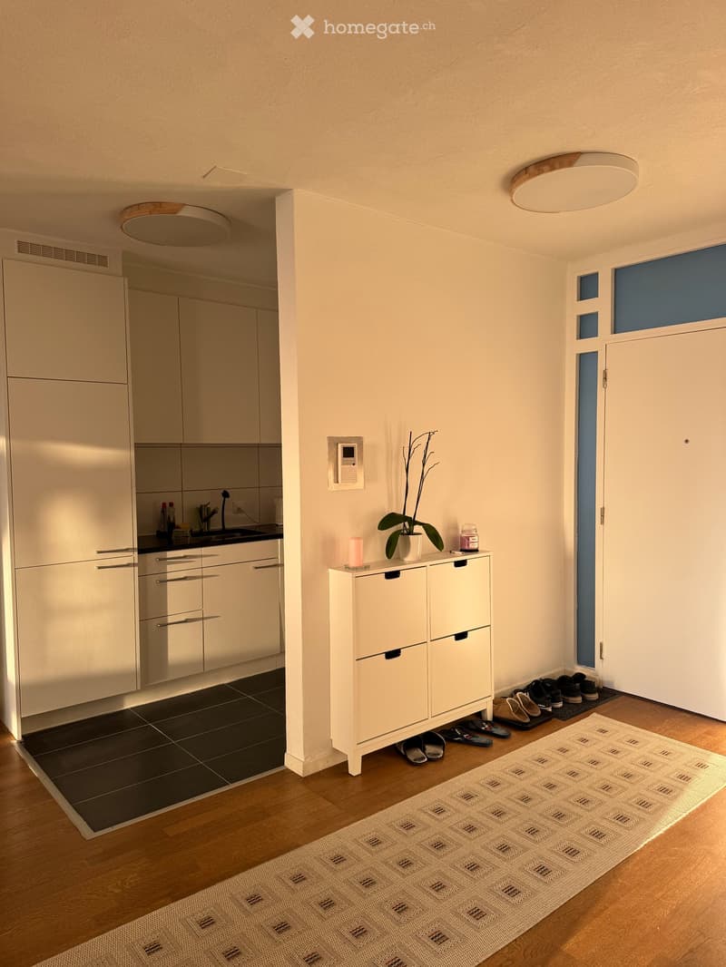 Helle 3.5-Zimmer-Wohnung mit Balkon und schöner Aussicht in Zürich-Witikon,teils mobiliert. (16)