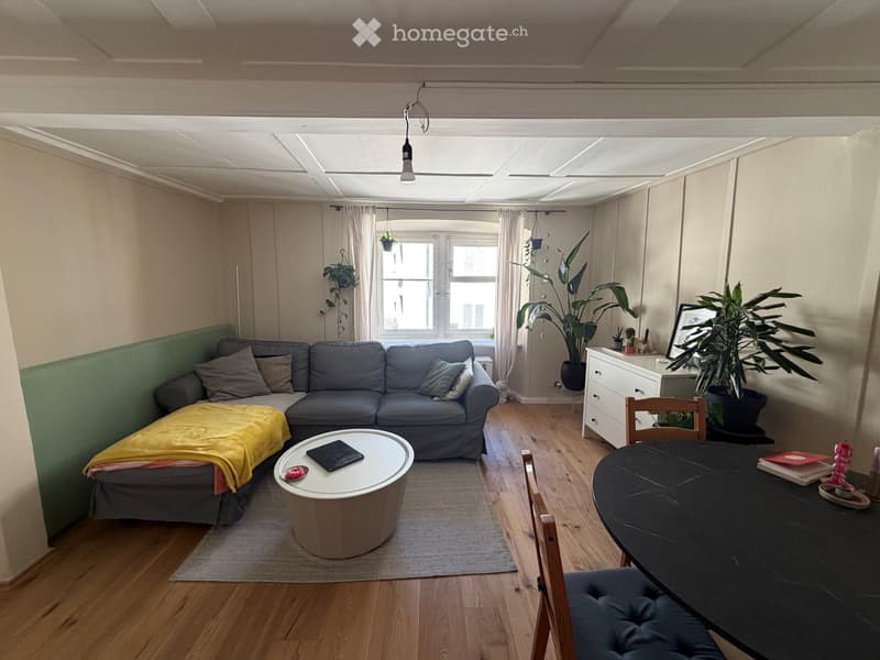 Charmante, teilmöbilierte 2.5-Zimmer-Wohnung mitten in der Aarauer Altstadt (1)