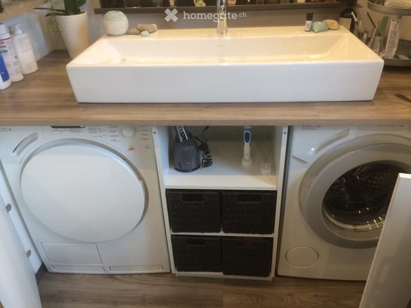 {"type": "Bathroom", "objects": ["sink", "faucet", "toothbrush", "toothpaste", "shampoo", "body wash", "shower gel", "shower cap", "shower gel bottle", "shower gel bottle", "shower gel bottle", "shower gel bottle", "shower gel bottle", "shower gel bottle"