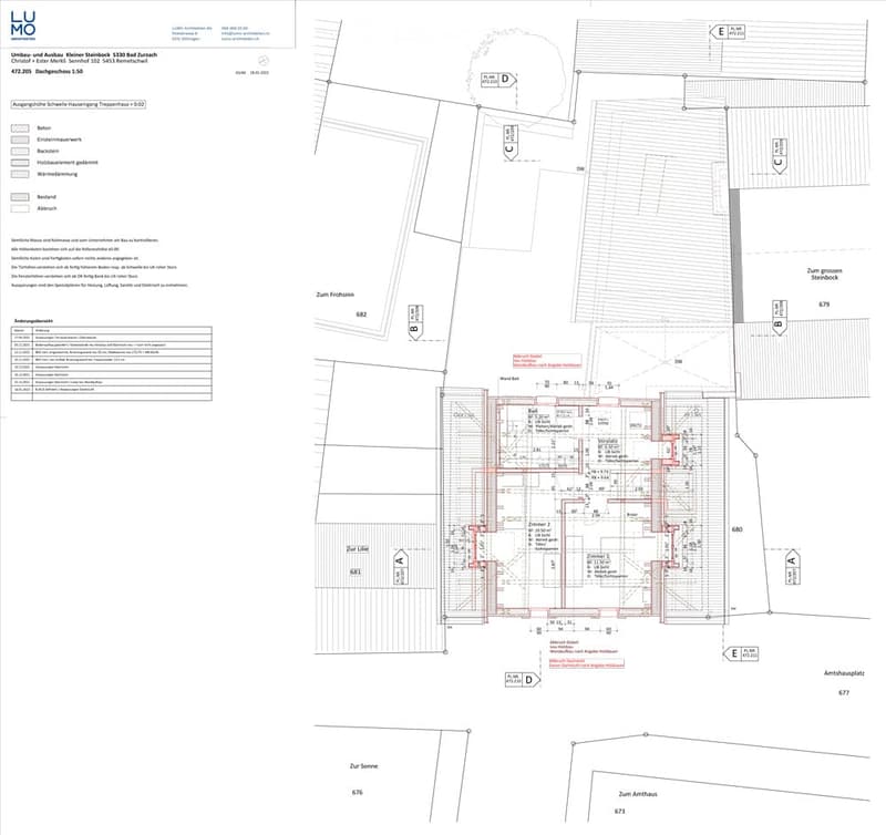 Floor plan of a multi-story building with labeled rooms, including living areas, bedrooms, bathrooms, and entrances.