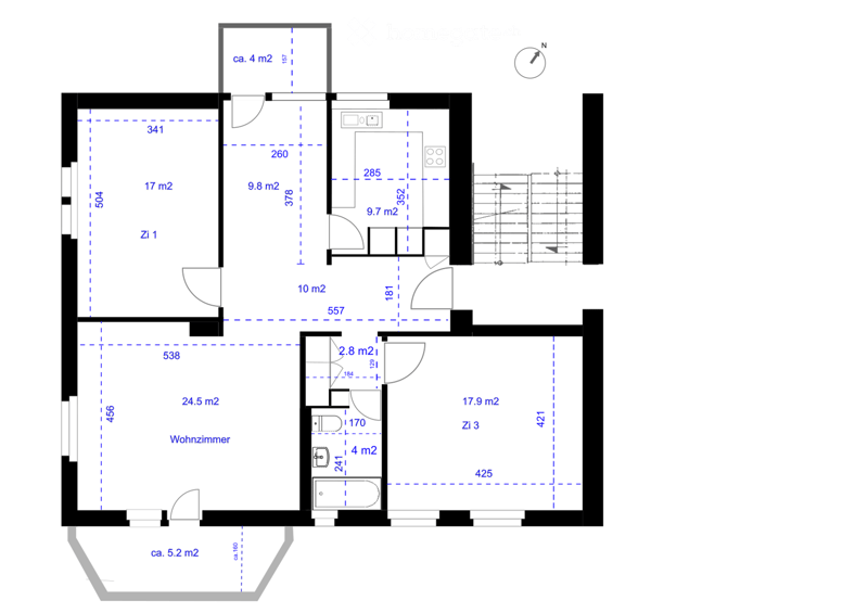 Helle 3.5-Zimmer-Wohnung an der Attenhoferstrasse in Zürich (20)