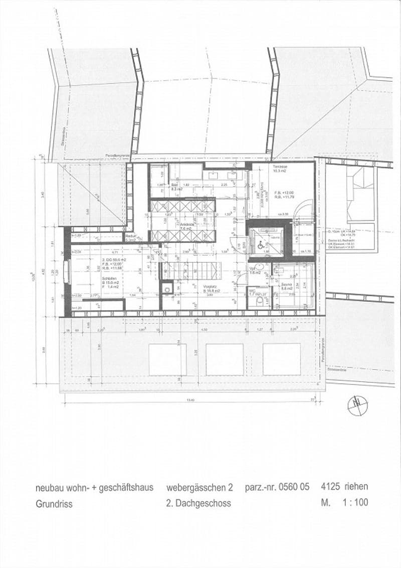 2nd floor plan with 1st basement floor plan, rooms include living room, bedrooms, kitchen, bathroom