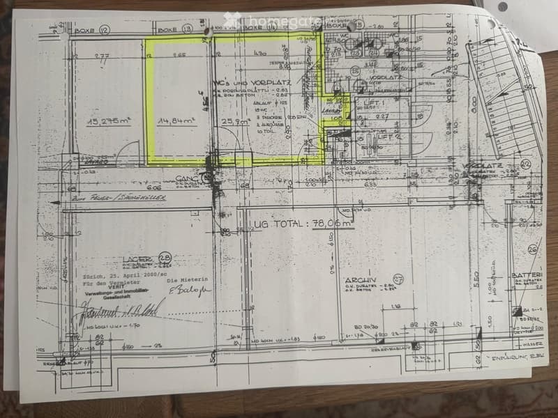 Detailed floor plan of a residential unit, showing labeled rooms, dimensions, and structural elements.