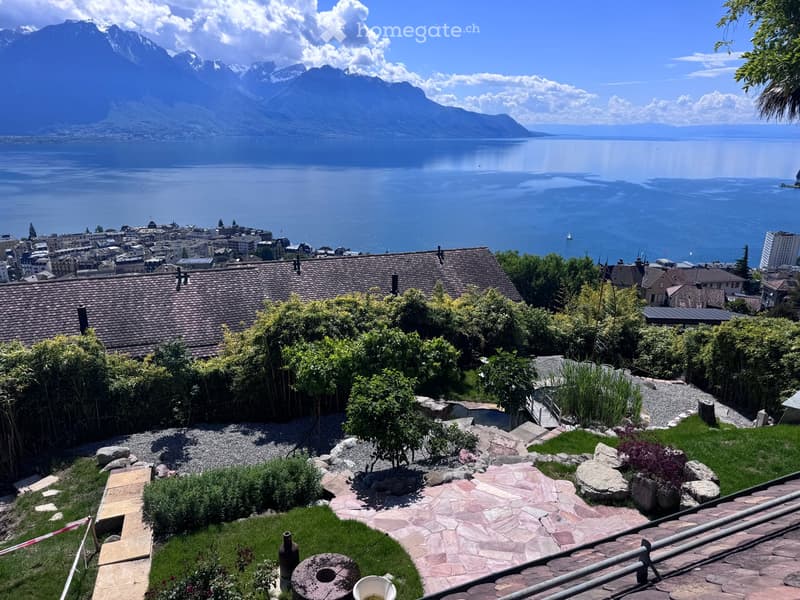Villa de 165 m² avec vue panoramique à 270° sur le lac Léman — Montreux (18)