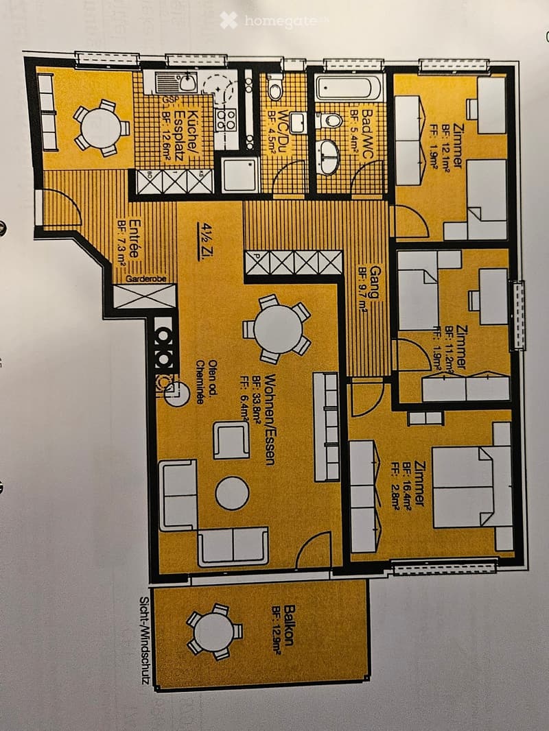 open dining area, kitchen, bedroom, bathroom, storage room, balcony, open living room, bedroom, bathroom