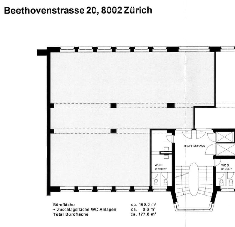 Treppenhaus, living room, bedroom, bathroom, additional bathroom, WC areas