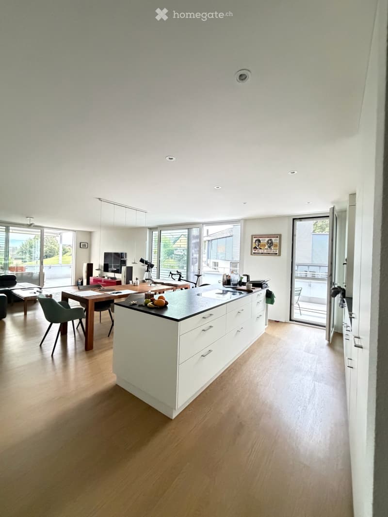 Nachmieter gesucht für helle 5.5 Zimmer Attika Wohnung mit unverbaubarer Aussicht in Dietwil (5)