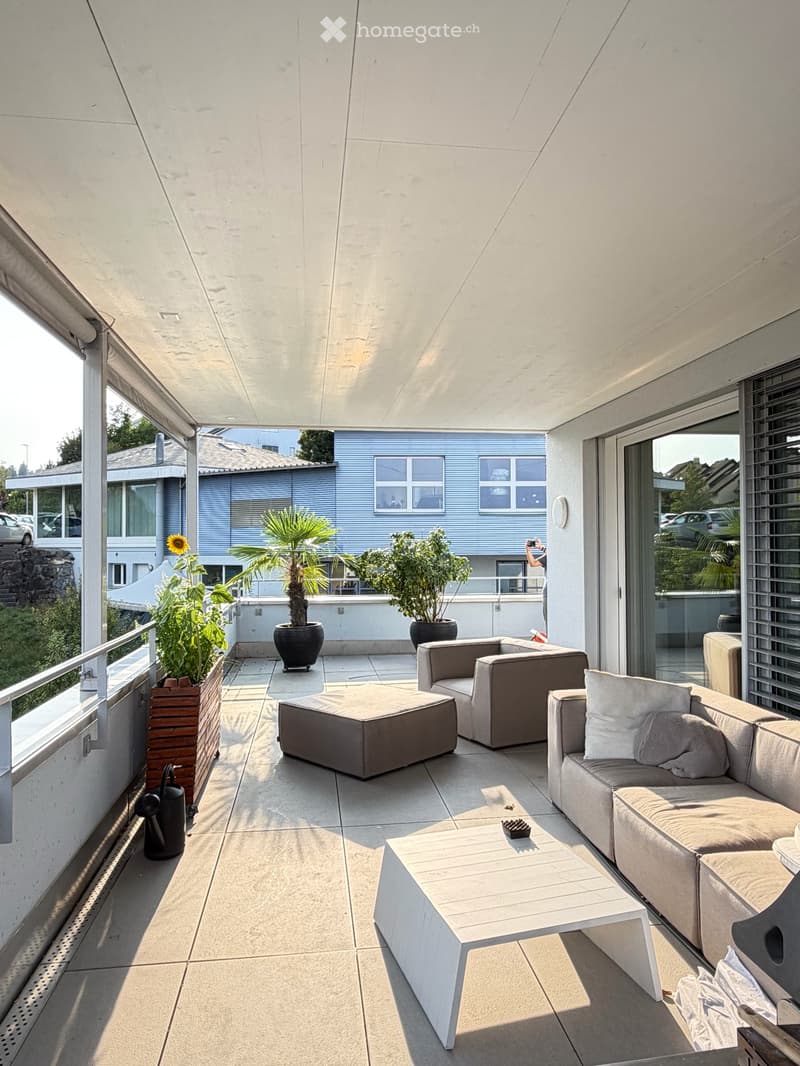 Nachmieter gesucht für helle 5.5 Zimmer Attika Wohnung mit unverbaubarer Aussicht in Dietwil (3)