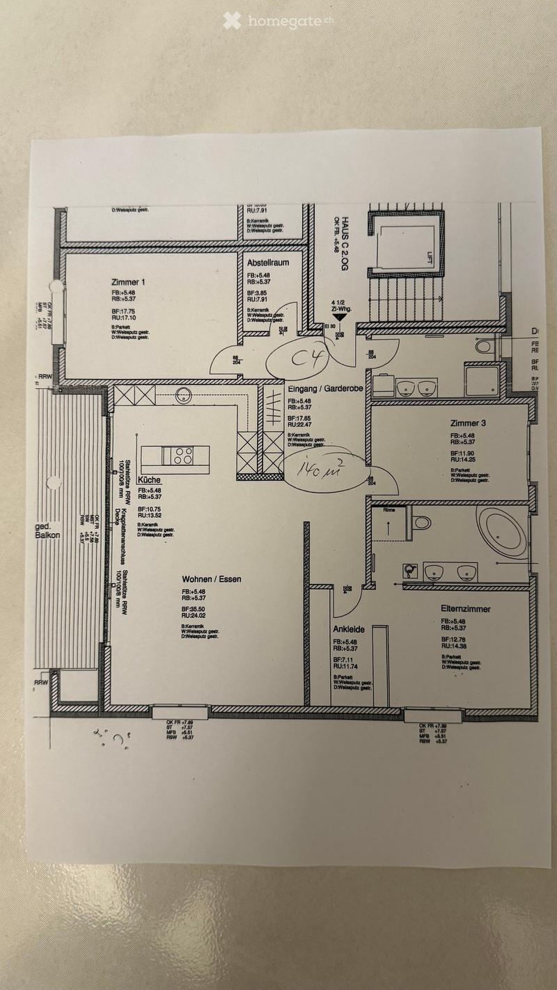 Floor plan of a house with labeled rooms including entrance/lobby, kitchen, living/dining area, three bedrooms, bathroom, and storage room.