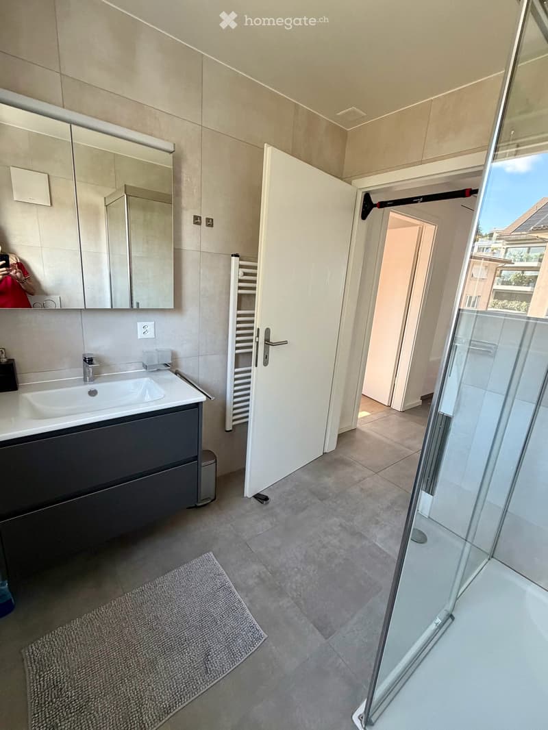 Reprise de bail - 2.5 pièces neuf 65.9m2 + terrasse 18.4m2 + cave + Place de parc, VUE LAC (11)