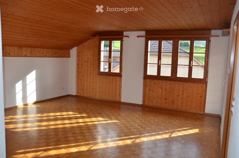 4.5 Zimmer-Dachwohnung in Plaffeien (1)