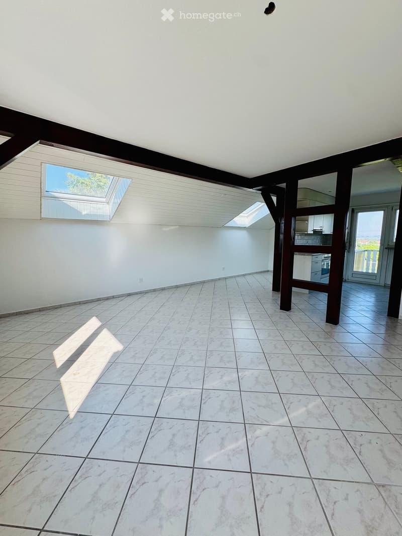 {"visible_features": ["Raised ground floor"],    "type": "Room",    "description": "empty room, white tiles, wooden beams, skylights, balcony",    "localized_descriptions":        {        "EN": "Empty room: white tiles, wooden beams, skylights, balc