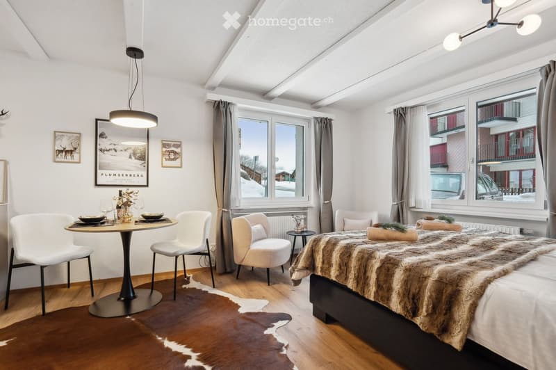 Neu renoviertes Studio an Ski in / Ski out Lage auf dem Flumserberg (6)