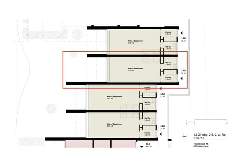 Floor plan of a multi-level building with multiple rooms, including entrances, washrooms, and a staircase.