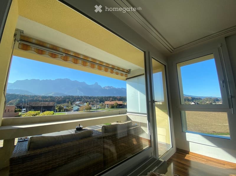 Helle und geräumige 2.5-Zimmer-Wohnung in Thun mit Bergsicht (1)