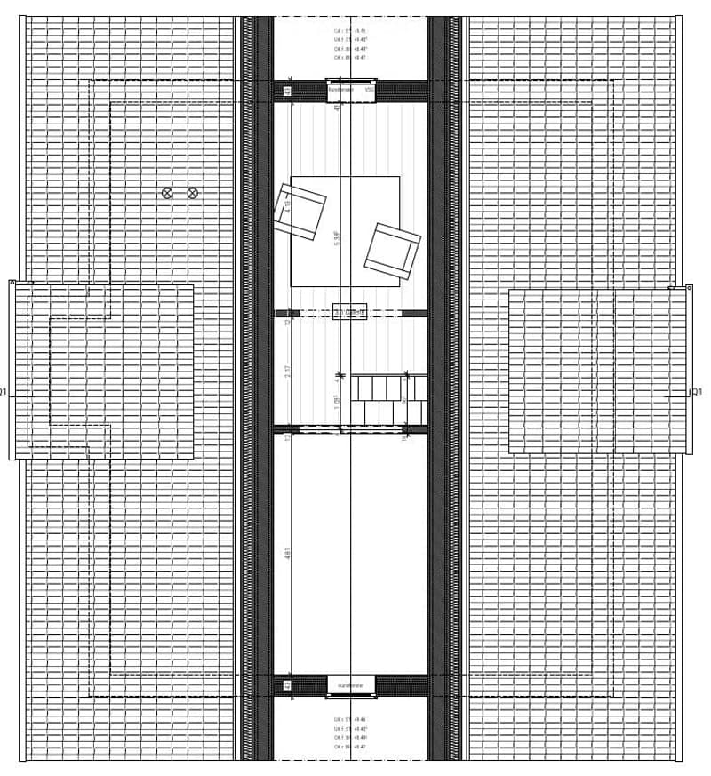 Floor plan showing a layout with a living room, kitchen, bedroom, and bathroom. Includes dimensions and labels for each room.