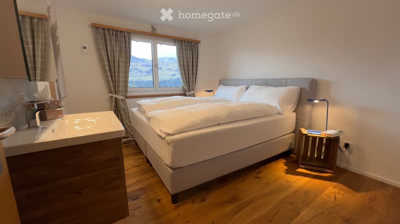 Gemütliche 3-Zimmer-Ferienwohnung in Andiast – Traumhafter Bergblick (10)