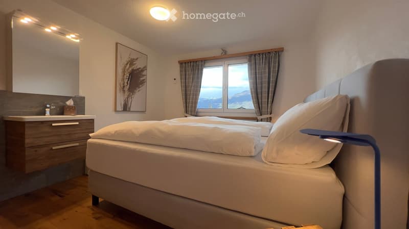 Gemütliche 3-Zimmer-Ferienwohnung in Andiast – Traumhafter Bergblick (11)