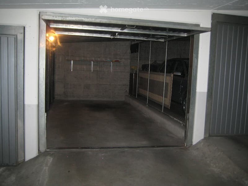 {"type": "Garage", "objects": [], "description": "Empty garage with concrete floor, metal shelving, and a partially open garage door.", "localized_descriptions": {"EN": "Empty garage with concrete floor, metal shelving, and a partially open garage door.",