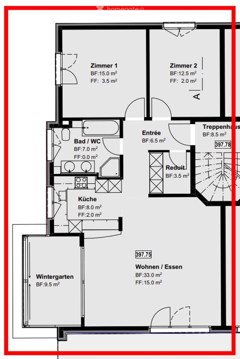 3.5-Zi-Wohnung mit Wintergarten und Wirtschaftsraum in Neuenhof (11)