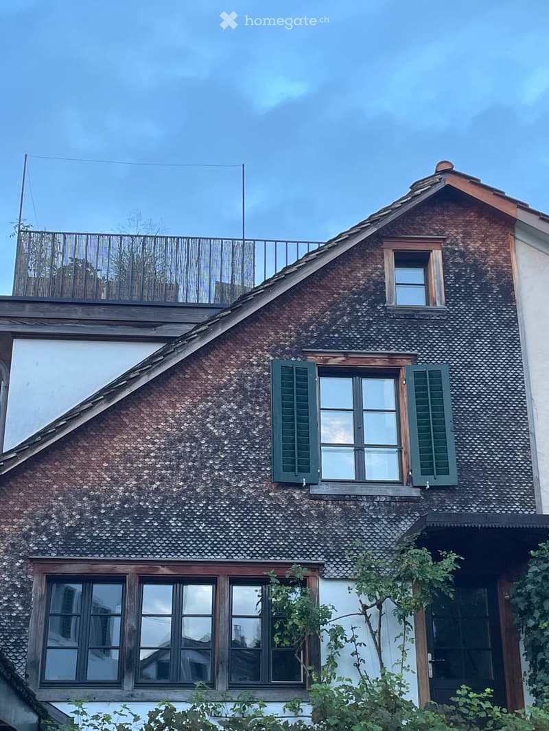 Maisonette im Haus im Haus Stil