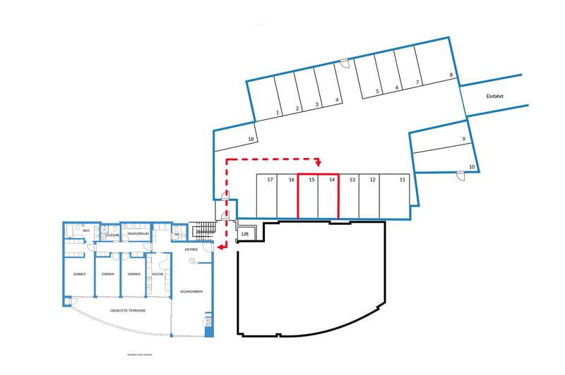 entrance hall, lift, 2 bedrooms, living room, kitchen, bathroom, balcony