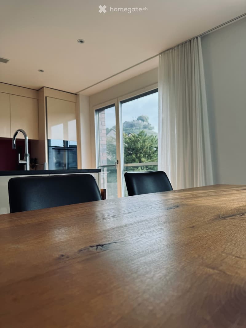 Wohnen mit Weitsicht mitten in Lenzburg - grosszügige 4.5-Zimmer-Wohnung im Villenpark (1)