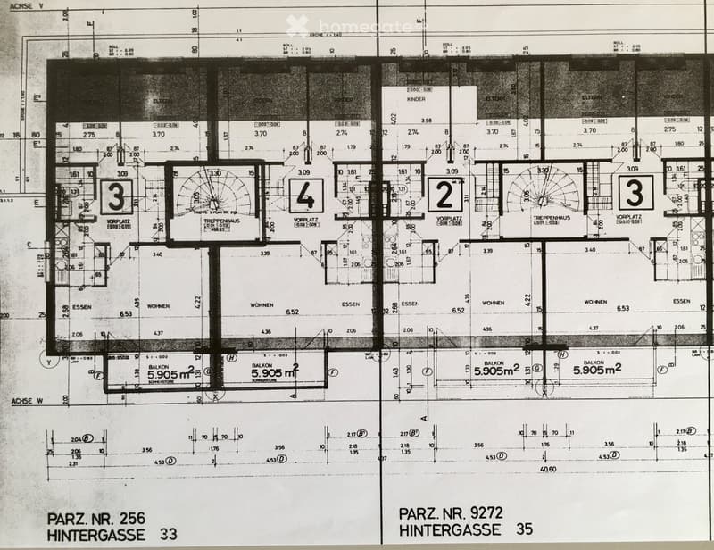 Ground floor, 4 rooms, kitchen, living room, 2 bathrooms, balcony