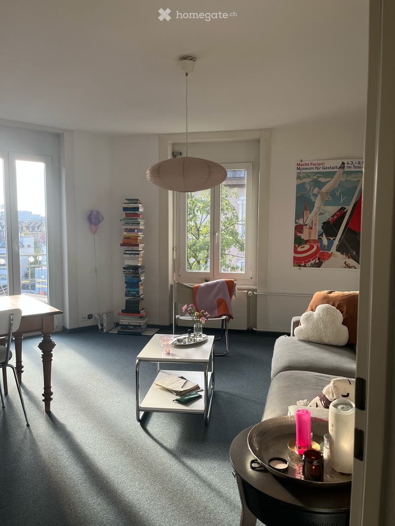 Möblierte 3-Zimmerwohnung in Wipkingen für 2.5 Monate zur Untermiete (1)
