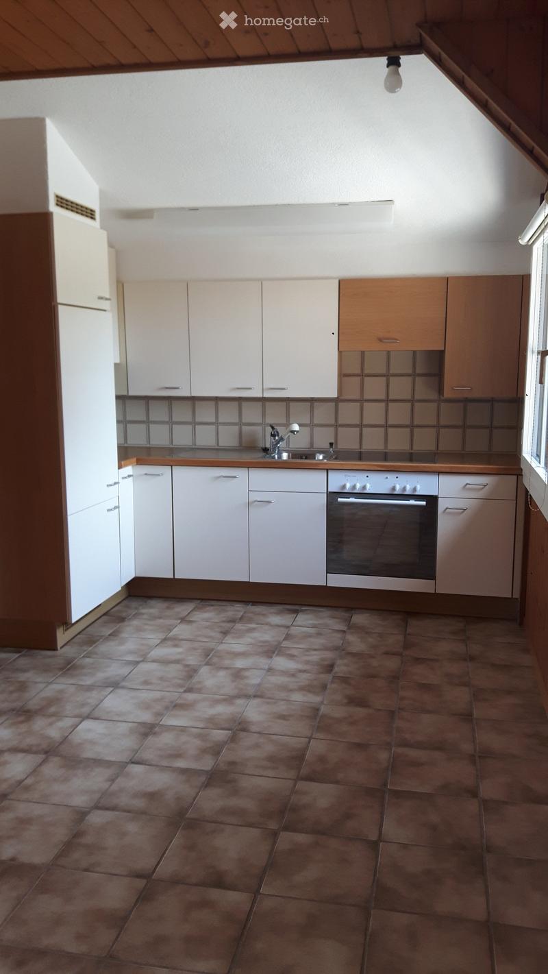 kitchen with white cabinets, tiled floor, sink, oven, refrigerator