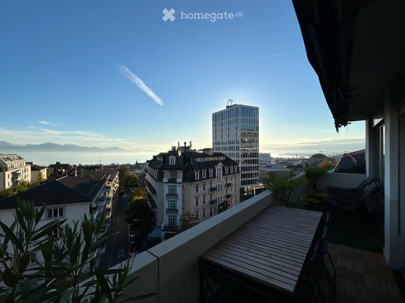 App. dernier étage à Lausanne - Reprise de bail au 15 décembre - (1)
