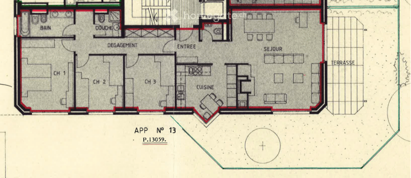 Spacieux appartement 4,5 pièces en rez-de-jardin 1012 Lausanne (CHUV/Chailly) (14)