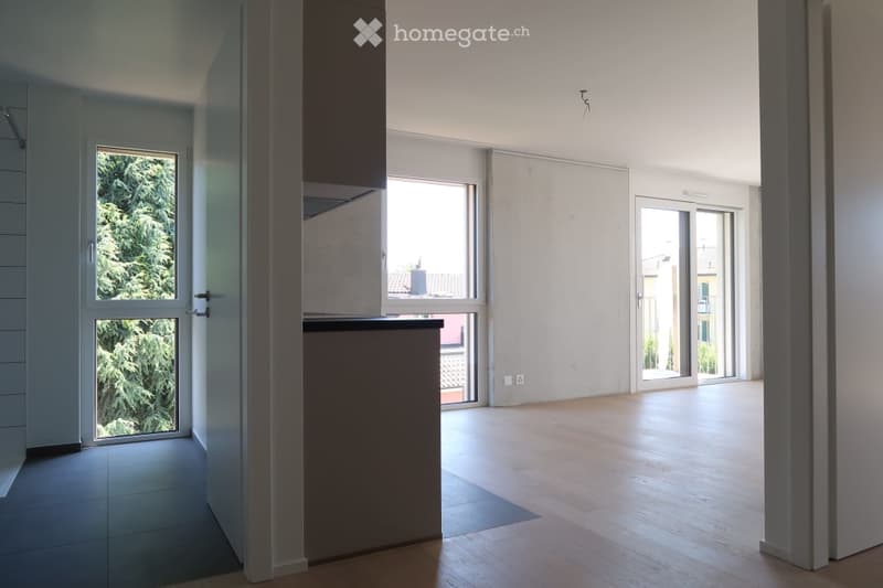 Vue depuis le hall d'entrée